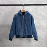 Corteiz Embossed C-Star Denim Work Jacket Blue (7892-1FW240306ECDW-BLUE）