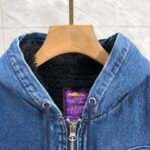 Corteiz Embossed C-Star Denim Work Jacket Blue (7892-1FW240306ECDW-BLUE） - 图片 4