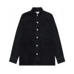 AMI ALEXANDRE MATTIUSSI Paris denim jacket top, washed denim overshirt（UJK253DE0025-480） - 图片 3