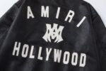 Amiri Ma Hollywood button-up bomber jacket(AMLTBB1005-001） - 图片 5