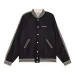 CELINE Embroidered Teddy Jacket 'Black' (2W971048S-38NO）