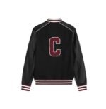 CELINE Classic Teddy Jacket in Black and Burgundy (2V29T896C-14BU） - 图片 2