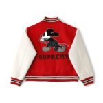 Supreme x Number (N)ine x Mickey Mouse Varsity Jacket（SUP-FW25-233） - 图片 3