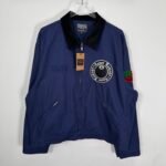 Denim Tears x Stussy Never Renege Canvas Work Jacket Navy/Black（315512） - 图片 3