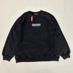 Supreme Washed Box Logo Crewneck（SUP-SS25-045）