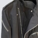 Rick Owens Men's Black Hollywood Bauhaus Stooges Jacket（RL01E5717CTES-09） - 图片 7
