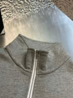 Dior Grey 'CD Icon' Half-Zip Sweatshirt（513J635A0531-C878） - 图片 6