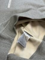 Dior Grey 'CD Icon' Half-Zip Sweatshirt（513J635A0531-C878） - 图片 7