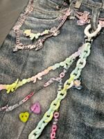 Acne Studios  Loose fit jeans (BK0683-MID BLUE） - 图片 11