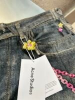 Acne Studios  Loose fit jeans (BK0683-MID BLUE） - 图片 8