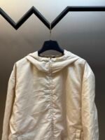 FENDI Men's Blouson Micro FF Nylon Windbreaker Jacket "White" (FAA935ARYJF0GQK） - 图片 9