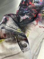 Acne Studios - Printed Jeans in White and Multi (CK0133-AOL） - 图片 6