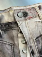 Acne Studios - Printed Jeans in White and Multi (CK0133-AOL） - 图片 3