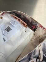Acne Studios - Printed Jeans in White and Multi (CK0133-AOL） - 图片 4