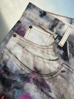 Acne Studios - Printed Jeans in White and Multi (CK0133-AOL） - 图片 9