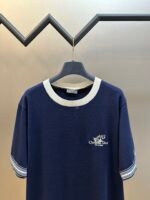 Dior Homme Stripe-Trim Crewneck T-Shirt（593M635A7023-C582） - 图片 8
