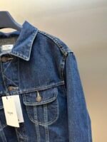 CELINE Men's Trucker Jacket in Royal Indigo Wash Denim "Classic Blue" (RV0DX789D-CBF8） - 图片 3