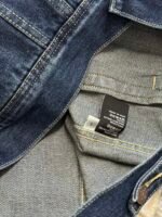 CELINE Men's Trucker Jacket in Royal Indigo Wash Denim "Classic Blue" (RV0DX789D-CBF8） - 图片 4