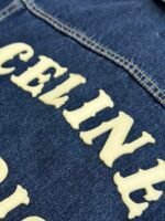 CELINE Men's Trucker Jacket in Royal Indigo Wash Denim "Classic Blue" (RV0DX789D-CBF8） - 图片 8