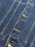 CELINE Men's Trucker Jacket in Royal Indigo Wash Denim "Classic Blue" (RV0DX789D-CBF8） - 图片 9