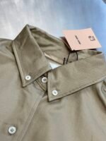 MIUMIU Women's Chino Cloth Blouson Jacket（ML1264-1UPX-F0065-S-OOO） - 图片 3
