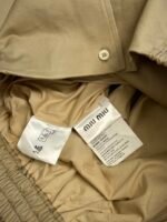 MIUMIU Women's Chino Cloth Blouson Jacket（ML1264-1UPX-F0065-S-OOO） - 图片 8