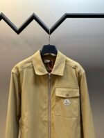 MONCLER Navy Blue Cotton Gabardine Zip-Up Shirt Jacket（J10912F0000257448781） - 图片 18