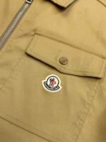 MONCLER Navy Blue Cotton Gabardine Zip-Up Shirt Jacket（J10912F0000257448781） - 图片 13