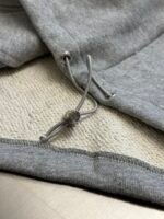 Miu Miu Oversized sweatshirt jacket with logo embroidery（MJL042-13UK-F0031-S-OOO） - 图片 3