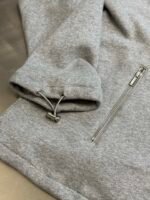 Miu Miu Oversized sweatshirt jacket with logo embroidery（MJL042-13UK-F0031-S-OOO） - 图片 8