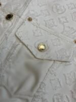 Louis Vuitton MONOGRAM Sleeveless denim jacket with floral print（1AHJRU） - 图片 7