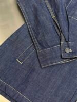 PRADA Denim Jacket Men's Dark Blue (GEB256-14PW-S-OOO-F0008） - 图片 7