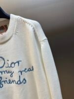 DIOR Logo Intarsia Crewneck Knit Sweater（583M618A3003-C570） - 图片 7