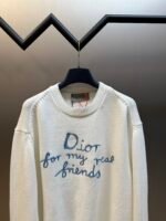 DIOR Logo Intarsia Crewneck Knit Sweater（583M618A3003-C570） - 图片 12