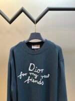DIOR Logo Intarsia Crewneck Knit Sweater（583M618A3003-C570） - 图片 18