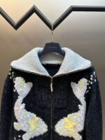 Louis Vuitton zip-up knitted belted jacket（1AIMAY） - 图片 8