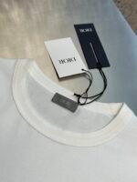 Diorling T-shirt (regular fit) slub cotton jersey（543J668C0817-C080） - 图片 8