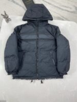 Dior Women's Oblique Quilted Technical Taffeta Reversible Long Down Jacket "Blue/Ecru"（147C23A2968-X5803） - 图片 4