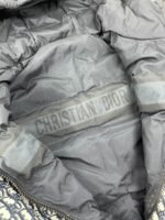 Dior Women's Oblique Quilted Technical Taffeta Reversible Long Down Jacket "Blue/Ecru"（147C23A2968-X5803） - 图片 7