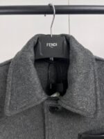 LOEWE Workwear jacket in wool and cashmere（H526Y02W93-3047） - 图片 7