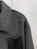 LOEWE Workwear jacket in wool and cashmere（H526Y02W93-3047） - 图片 5