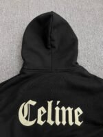 CELINE Zipped Hoodie 'Black/White'  (RY09I670Q-38AW） - 图片 7