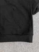 CELINE Zipped Hoodie 'Black/White'  (RY09I670Q-38AW） - 图片 8