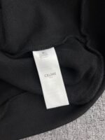 CELINE Zipped Hoodie 'Black/White'  (RY09I670Q-38AW） - 图片 9