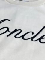 MONCLER embroidered logo cotton sweatshirt（K10918G0003389AUJ034） - 图片 5