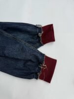 Balenciaga Men's Patched Denim Jacket in Blue/dark Grey (824304TRW624021） - 图片 6