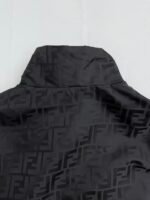 FENDI Black technical fabric bomber jacket (FAA951ATN9F0GME） - 图片 5