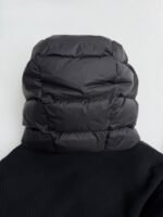 MONCLER Black Padded Cotton Zip-Up Hoodie（K20919B00007M1367999） - 图片 7