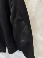 PRADA  solid color nylon patchwork pocket sweatshirt round neck long sleeves  (UJL35B-11JE-F0806-S-OOO） - 图片 7