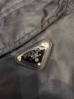 PRADA  solid color nylon patchwork pocket sweatshirt round neck long sleeves  (UJL35B-11JE-F0806-S-OOO） - 图片 6